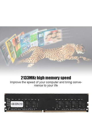 Masaüstü Bellek Ddr4 2133mhz 4g 8g Ram Pc4-17000 2133mhz 288pin Dımm Intel/amd İçin 4 Gb