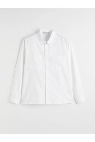 Lc Waikiki Beyaz Loose Fit Oxford Erkek Gömlek