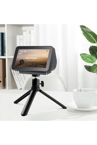 Yaozixa Echo Show 5 İçin Manyetik 360 Dönebilen Alüminyum Stand Seti - Akıllı Ekranlı Hoparlörlere Uygun