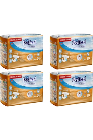 Dr. Pedical Belbantlı Hasta Bezi Small Küçük Beden 120 Adet 30x4 S