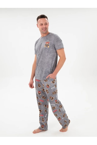 Instınıty Evde Giyilen Pantolon Takımı 316704875 Gri