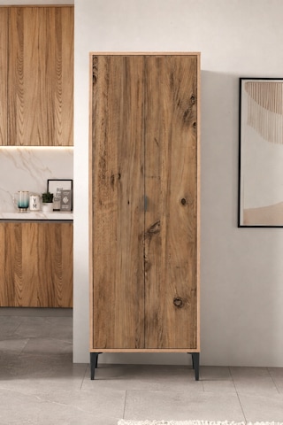 Arden 2 Kapaklı Çok Amaçlı Mutfak/kiler Dolabı 65x190x37 Cm Atlantik Çam