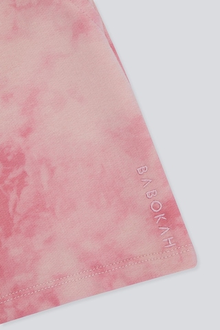 Kıds Gırl Batik Desenli Nakışlı Şort Pembe