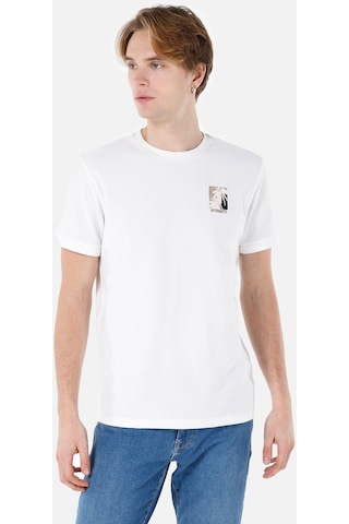 Colin's Colins Beyaz Erkek Tshirt K.Kol Cl1067700 Q1.V2 Ofw Beyaz
