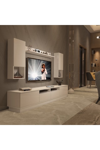 Decoraktiv Trendstyle 5220das Mdf Tv Ünitesi Tv Sehpası Beyaz