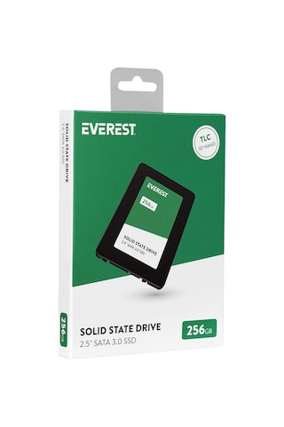 Everest ES256A 256 GB 2.5" SATA3.0 520MB/460MB 3D NAND Flash SSD
