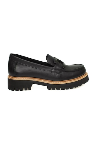 Mammamia D24ya-3165 Tokalı Hafif Loafer Deri Kadın Ayakkabı Gri