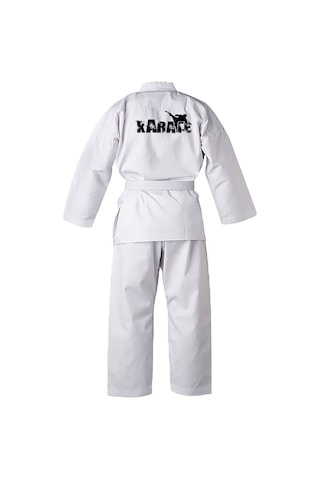 Top Glory Baskılı Acemi Karate Elbisesi Beyaz