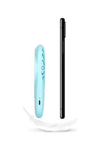 Taşınabilir El Tipi Usb Şarj Edilebilir Mini Fan Beyaz