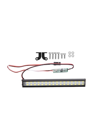 Geekyou Rc Tırmanıcı Araçları İçin Evrensel Çift Satırlı 32 Led Farı - Uzaktan Kumanda Ve Manuel Kontrol - Sürekli/flash/nefes Modları - 100mm Uzunluk