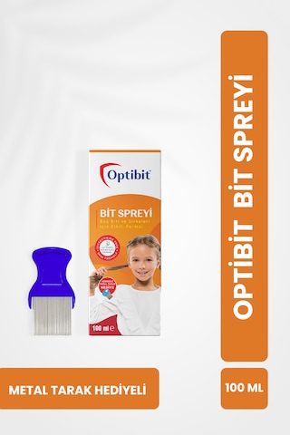 Optibit 100 Ml Bit Spreyi Metal Tarak Hediyeli