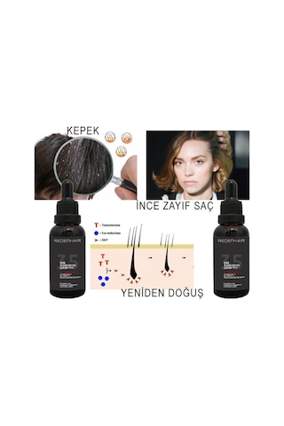 Süper Redenhair Saçların Dökülmesine Karşı Güçlü Bakım Serumu 30 Ml X 2 Adet