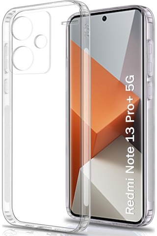 Xiaomi Redmi Note 13 Pro Plus 5g Uyumlu Kılıf Şeffaf Kamera Korumalı Esnek Silikon Telefon Kılıfı