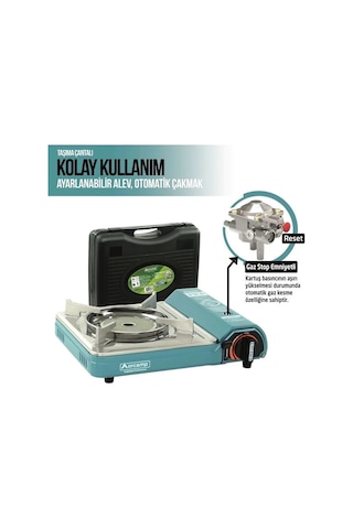 Orcamp Tekli Portatif Pro Seramik Ocak Mavi Ck-508 Mavi