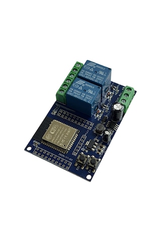Esp32 Wifi Bluetooth 2 Kanal Röle Kartı Esp32-wroom-32e Dc 5-30v