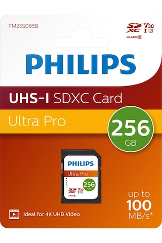 Philips Sdxc Uhs-ı U3 V30 A1 256gb Class10