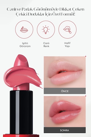 Missha Dare Rouge Sheer Sleek Yoğun Pigmentli Besleyici Nemli Bitişli Ruj 14 Sienna Bunny