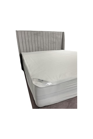 BedyGuard Milano Sıvı Geçirmez Fitted Yatak Koruyucu Alez Bebek Alezi, Tek Kişilik, Çift Kişilik Yatak Alezi Beyaz Beyaz
