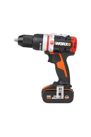 Worx WX354.4 20 V 4.0 AH Li-Ion Çift Akülü Kömürsüz Şarjlı Darbeli Matkap