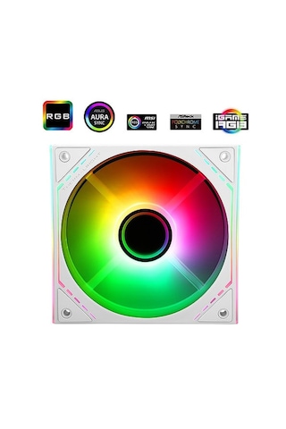 Thermalright Tl-m12w-s Argb 120mm Beyaz Kasa Fanı
