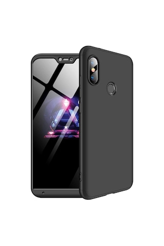 Xiaomi Mi A2 Lite Kılıf 3 Parçalı 360 Tam Korumalı Gkk Kapak
