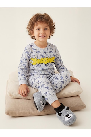 Civil Boys Dınazor Baskılı 2-5 Yaş Pijama Takımı - Standart