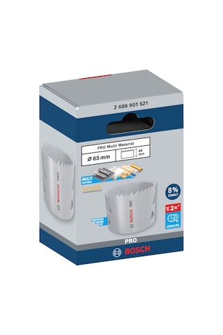 Bosch Pro 65 Mm Multi Vidalı Bi-metal Panç 2608901521