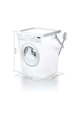 Al'ternativa Çamaşır Deterjanı İçin Kap Ve Saksı, 2 Adet 194277398 Beyaz