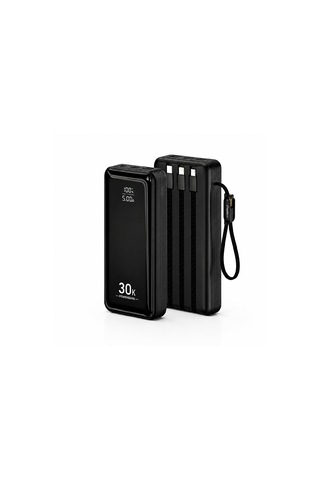 Hepu Hp-ap10 Armor 30.000 Mah 22.5w Hızlı Şarj Entegre Kablolu Powerbank