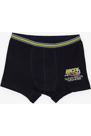 Katamino Breeze Erkek Çocuk Boxer Araba Yarışı Baskılı 7-10 Yaş, Lacivert-lacivert Lacivert