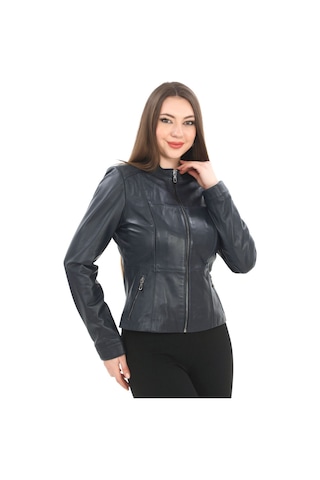 New Zaya Leather Kadın Hakiki Kuzu Deri Ceket