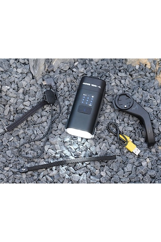 Moon Rıgel Enduro 2600 Lümen Usb Bisiklet Ön Lambası Siyah - Kırmızı