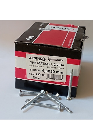 Akdeniz Yhb Matkap Uç Vida 4.8x50 250 Ad.