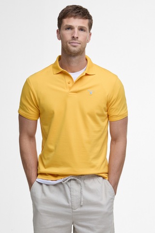 Barbour Active Tailored Fit Polo Yaka Ye51 Yellow Ye51 Yellow