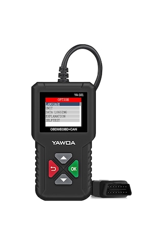 Ya101 Araba Mini Kod Okuyucu Obd2 Arıza Dedektörü Teşhis Aracı