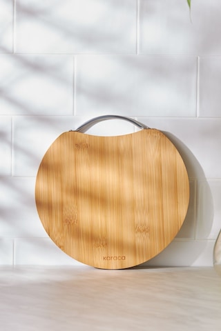 Karaca Owen Round Small Bambu Kesme Tahtası