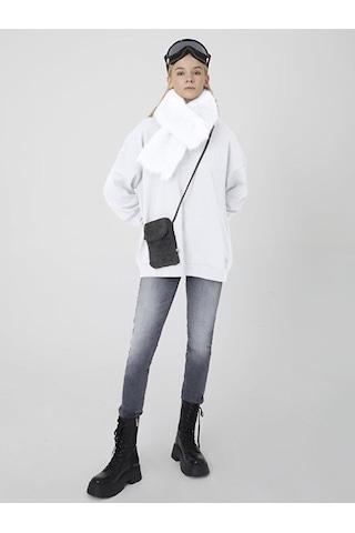 Ltb Bonoho Kadın Sweatshirt 105 Beyaz