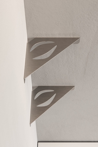 Zift Unique Paslanmaz Çelik Banyo Köşeliği Duş Rafı Paslanmaz Çelik