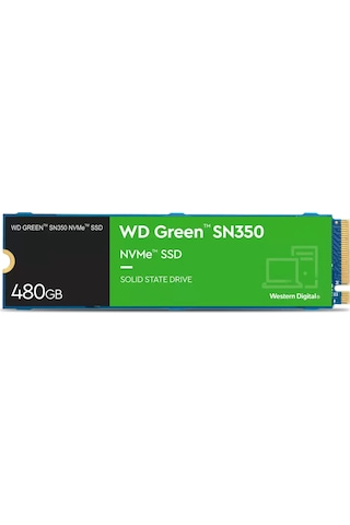 WD Green SN350 WDS480G2G0C 480 GB 2400/1650 MB/S M.2 NVMe SSD