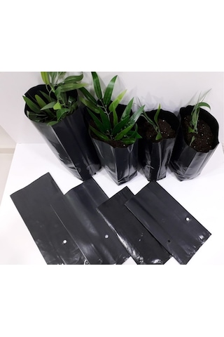 Fidan Poşeti 20 adet 15x28 cm Fidan Torbası Fide Poşeti Fide Torbası Fide Fidan Yetiştirme Poşet