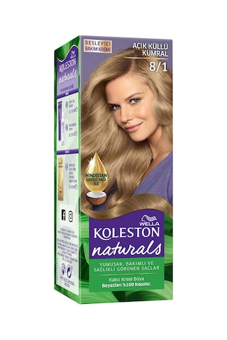 Koleston Naturals Boya 8/1 Açık Küllü Kumral