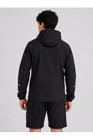 Umbro Milo Hooded Erkek Siyah Fermuarlı Kapüşonlu Spor Sweatshirt - Fc0501