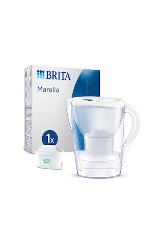 BRITA Marella Cool 1x Maxtra Pro All-In-1 Filtreli Su Arıtma Sürahisi - Beyaz 2,4 lt