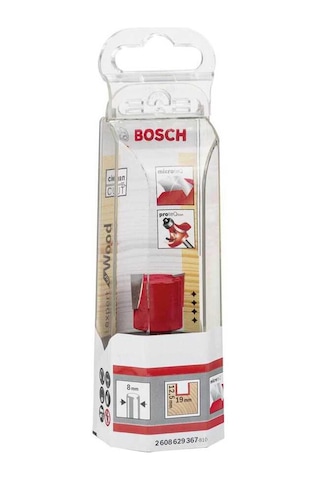 Bosch Expert Serisi Ahşap İçin Çift Oluklu, Sert Metal Menteşeli Açma Freze Ucu 8*19*51 mm-2608629367