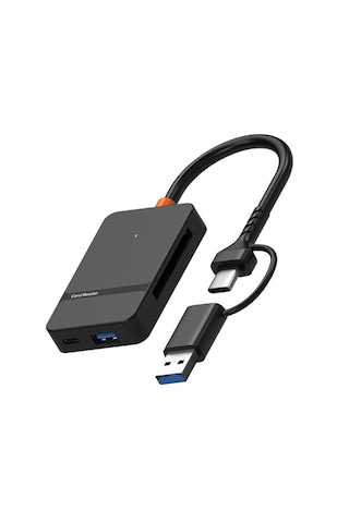 Microcase ALl4587 8 İn1 USB OTG SD/TF Type C USB 3.0 Çift Kart Okuyucu
