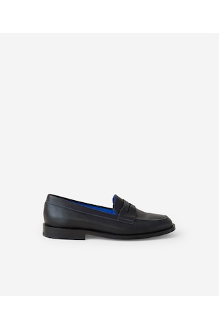 Yargıcı Deri Renkli Astarlı Loafer 26kkay4075x 001 Siyah