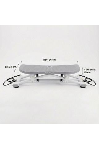 Slider Evde Kaykay Spor Aleti Dijital Ekranlı Kaydırmalı Fitness Board, 6 Fonksiyonlu