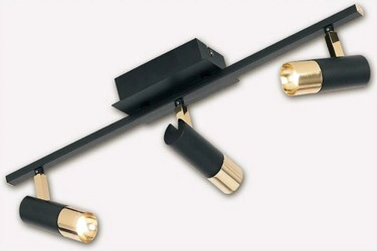 Eglo Tomares 5 W Ledli Led Duy Yuvarlak Sıvaüstü Spot 3 Adet Siyah Mavi