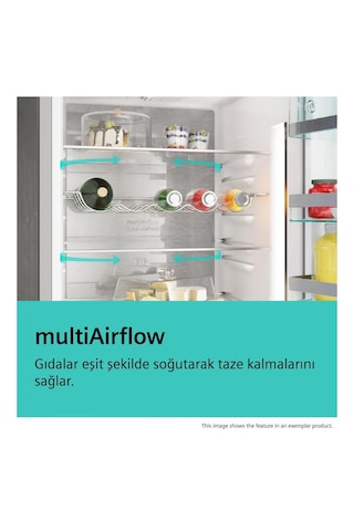 Siemens KD76NNWE0N İq300 Üstten Donduruculu No Frost Buzdolabı