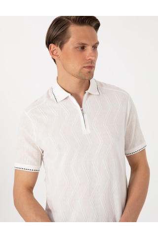 Pierre Cardin Erkek Beyaz Tişört 50302591-vr013 Beyaz